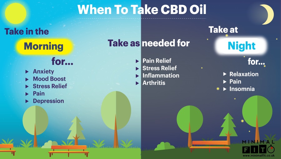When to take CBD oil in the day or night